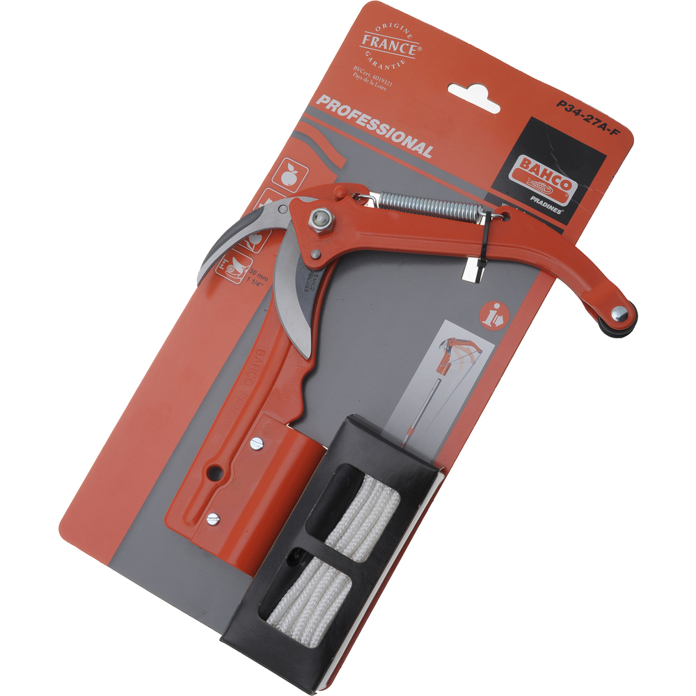 Bahco Kit echenilloir Bahco P34-37 avec scie 340-6T et perche télescopique 3,5 mètres 