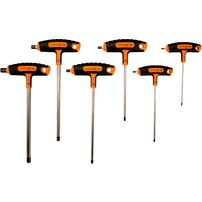 Jeu de 6 tournevis pour vis 6 pans avec manche en T Bahco 903T-1