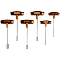 Jeu de 6 tournevis à douille 6 pans avec manche en T 5-13 mm Bahco 903T-3