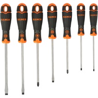 Jeu de 7 tournevis vis à fente/Phillips Bahco B219.017