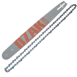 Guide 50cm avec chaîne pour tronçonneuse Pas 325, Jauge 1,5mm, 78 maillons 78E Oregon = 208SLGK095