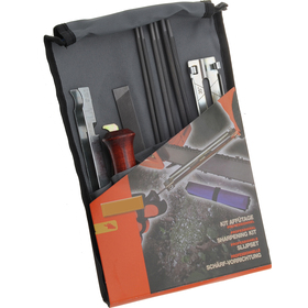 Kit d'affûtage complet pour chaîne de tronçonneuse avec etui