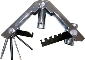 Kit porte outils professionnel 13 fonctions pour tronçonneuse