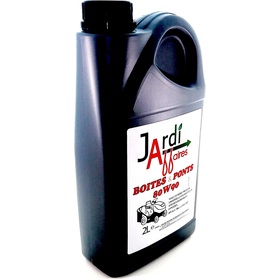 Huile professionnelle pour transmission 80W90 GL5 Jardiaffaires 2 litres