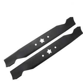 Jeu de 2 lames pour autoportée fabrication AYP coupe de 92cm à éjection latérale
