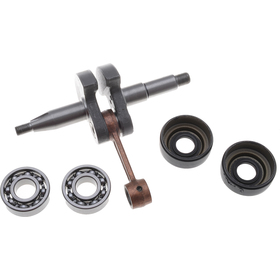 Vilebrequin complet pour tronçonneuse Husqvarna 340 à 353 et Jonsered 2041 à 2153