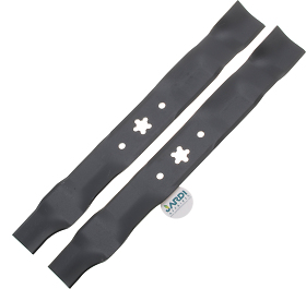 Jeu de 2 lames mulching pour autoportée AYP 92cm