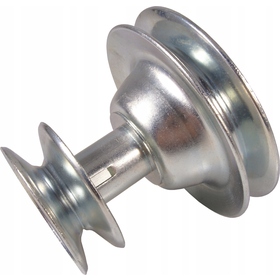 Poulie double 90 et 140mm de sortie moteur pour tondeuse autoportée MTD