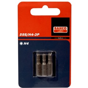 Embout 1/4 pour vis 6 pans 25 mm - h6, par 3 - 59S/H6-3P - Bahco