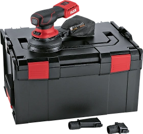 Coffret ponceuse excentrique 18 Volts Flex ORE 2-125 18-EC avec réglage de la vitesse de rotation