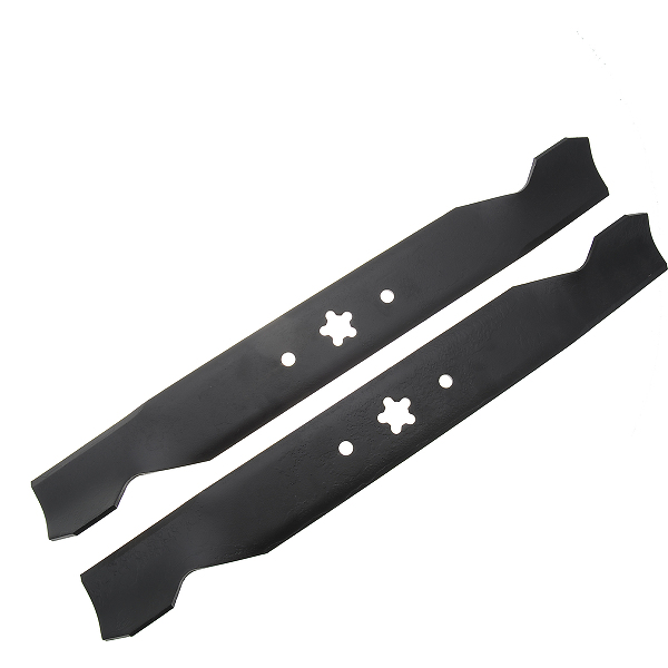 Jeu de 2 lames pour autoportée fabrication AYP coupe de 92cm à éjection latérale