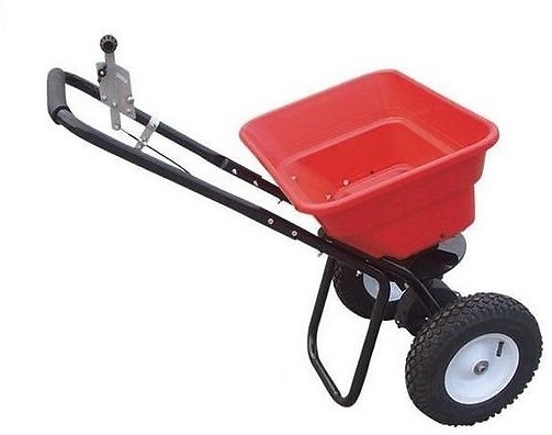 Epandeur rotatif à pousser avec contrôle du débit 36kg