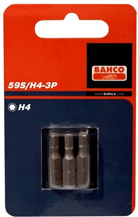 Embout 1/4 pour vis 6 pans 25 mm - h6, par 3 - 59S/H6-3P - Bahco